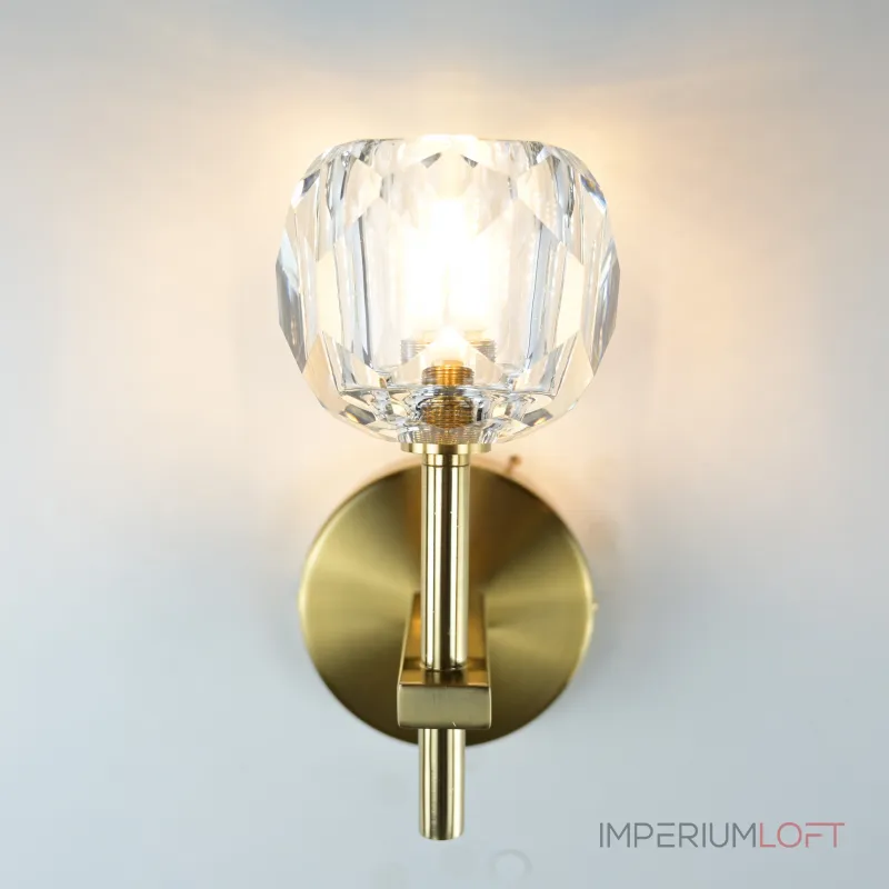 Бра Boule de Cristal Single Sconce Brass от ImperiumLoft