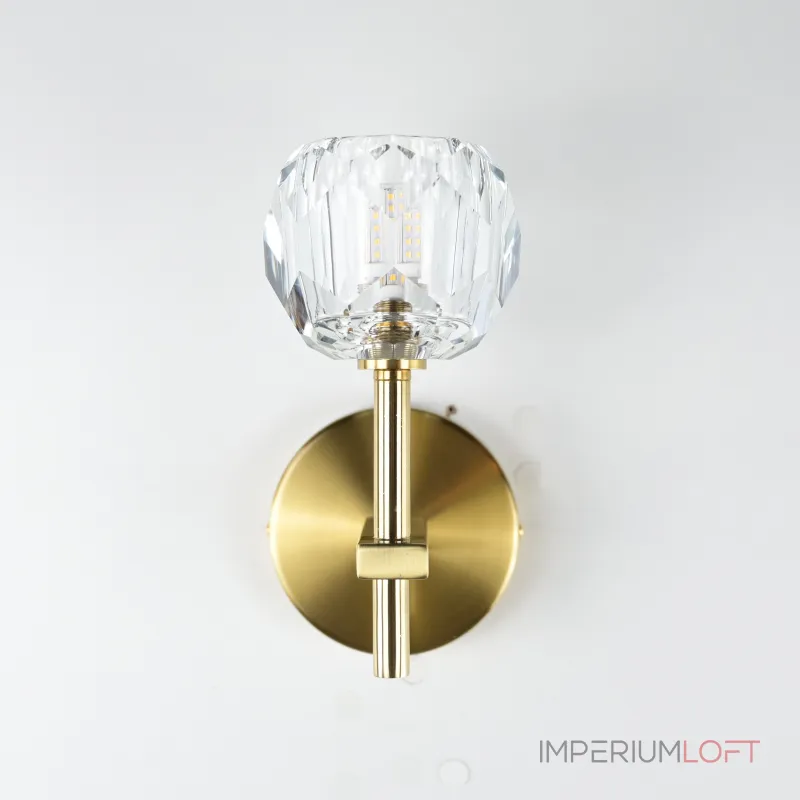 Бра Boule de Cristal Single Sconce Brass от ImperiumLoft