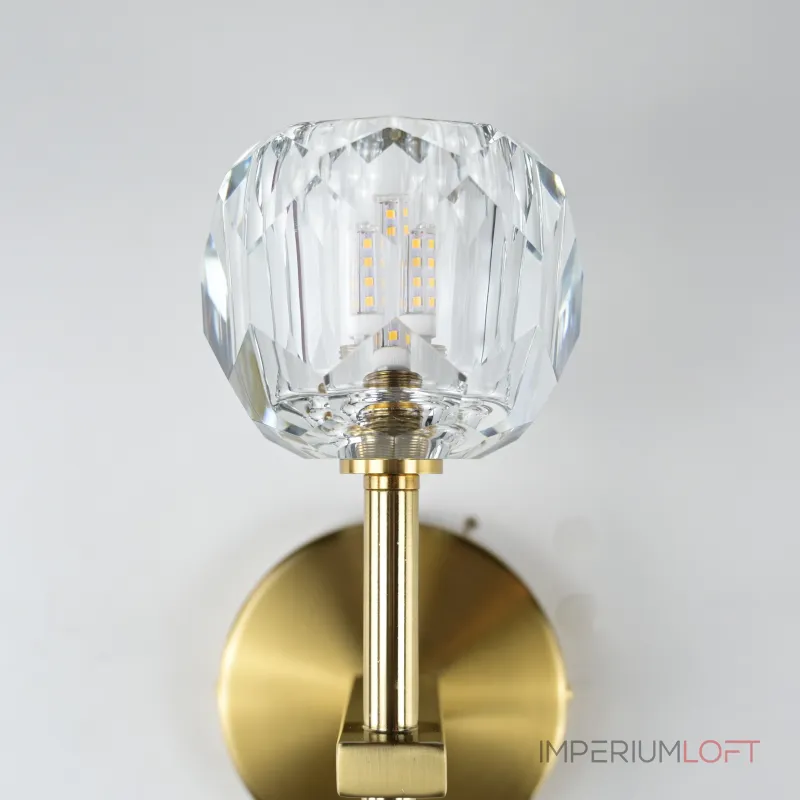 Бра Boule de Cristal Single Sconce Brass от ImperiumLoft