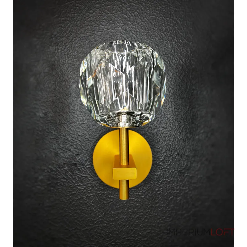Бра Boule de Cristal Single Sconce Brass от ImperiumLoft