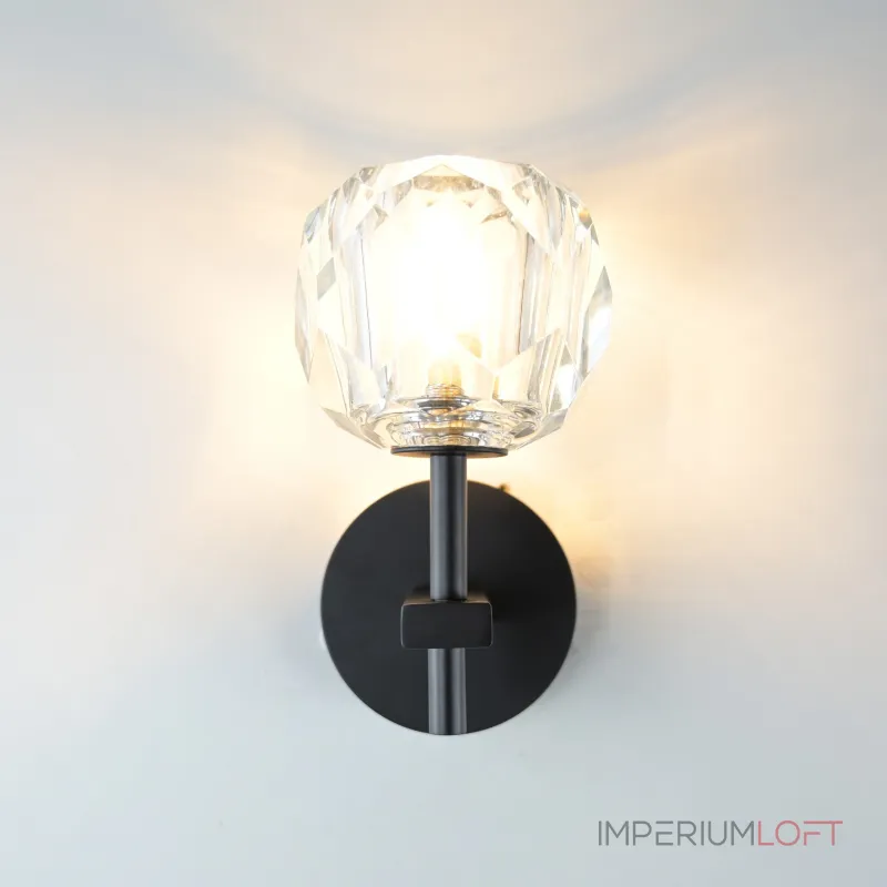 Бра Boule de Cristal Single Sconce Black от ImperiumLoft