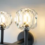 Бра Boule de Cristal Double Sconce Brass Черный от ImperiumLoft