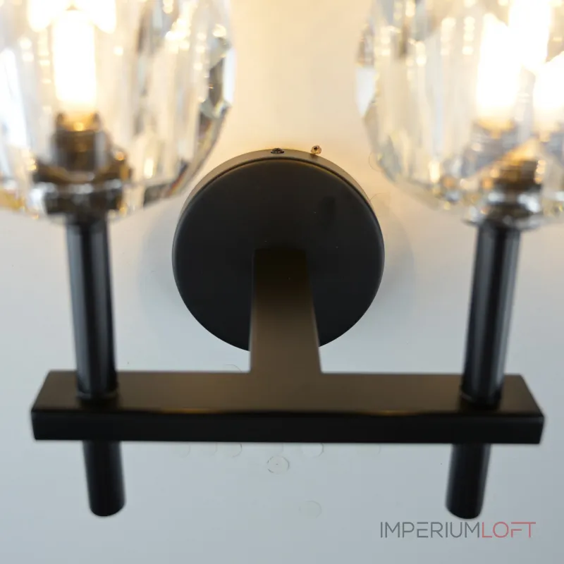 Бра Boule de Cristal Double Sconce Brass Черный от ImperiumLoft Бра Boule de Cristal Double Sconce Brass Черный от ImperiumLoft