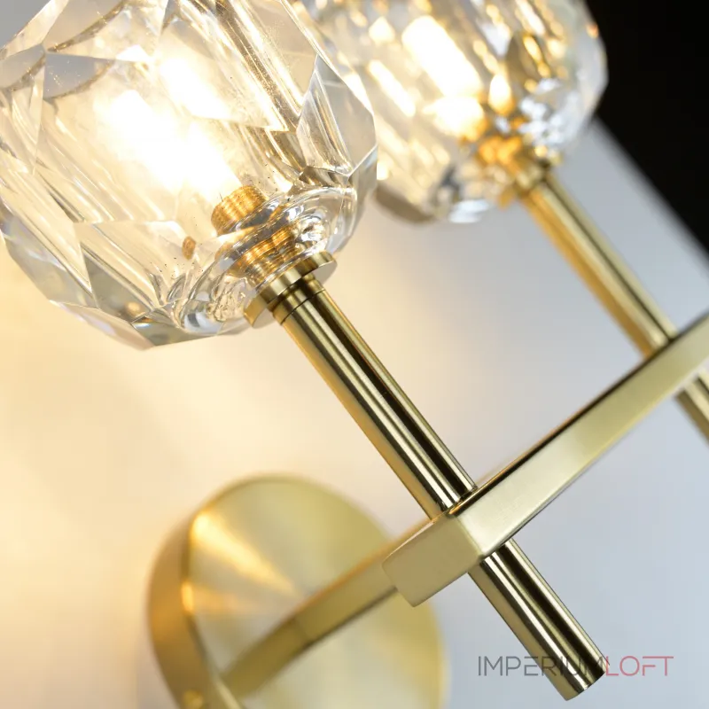 Бра Boule de Cristal Double Sconce Brass от ImperiumLoft Бра Boule de Cristal Double Sconce Brass от ImperiumLoft