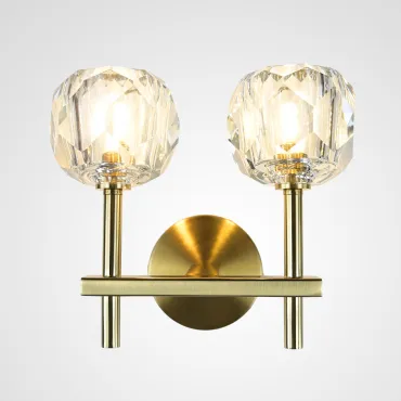 Бра Boule de Cristal Double Sconce Brass Бра Boule de Cristal Double Sconce Brass