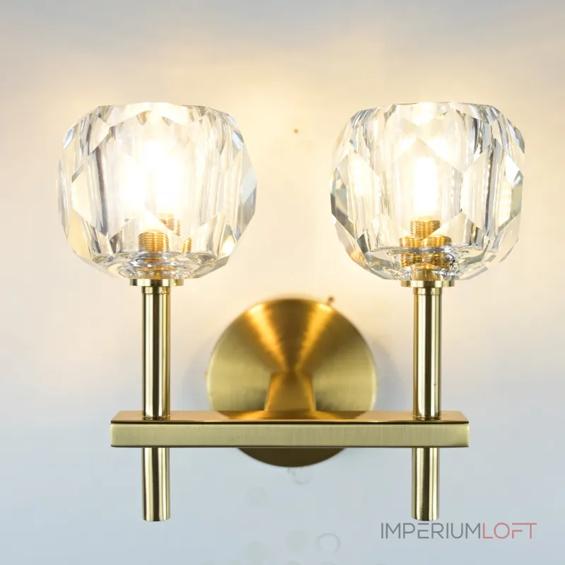 Бра Boule de Cristal Double Sconce Brass от ImperiumLoft Бра Boule de Cristal Double Sconce Brass от ImperiumLoft