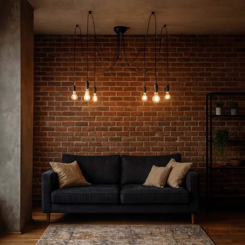 Люстра Spider Black L6 ImperiumLoft от ImperiumLoft Люстра Spider Black L6 ImperiumLoft от ImperiumLoft