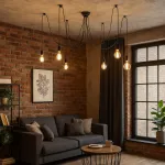 Люстра Spider Black L6 ImperiumLoft от ImperiumLoft