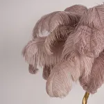 Торшер страусиные перья Feather Lamp A MODERN GRAND TOUR розовый от ImperiumLoft