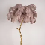 Торшер страусиные перья Feather Lamp A MODERN GRAND TOUR розовый от ImperiumLoft