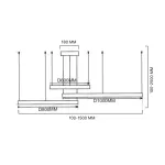 Подвесной светильник CRUISE D60+80+100 от ImperiumLoft