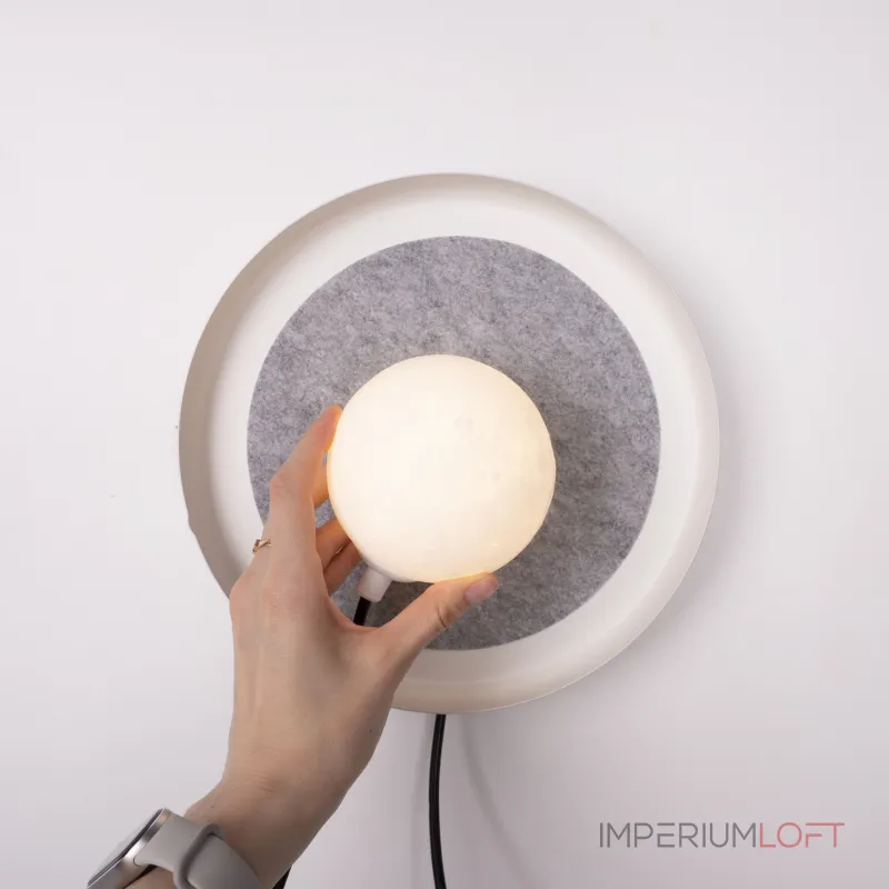 Настенный светильник MARGOTT WALL D25 White от ImperiumLoft