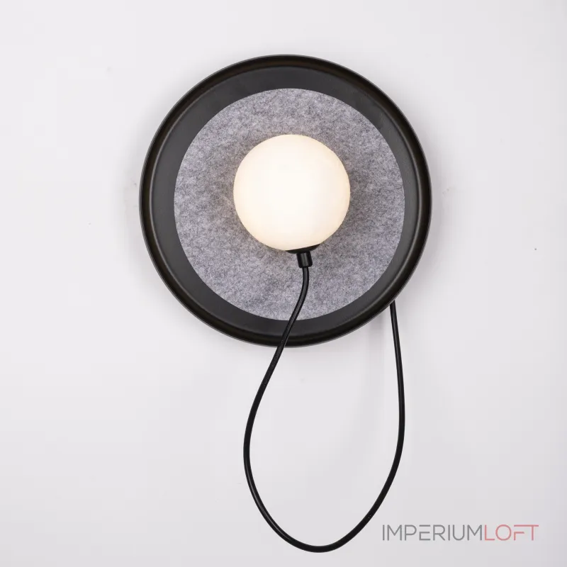 Настенный светильник MARGOTT WALL D25 Black от ImperiumLoft