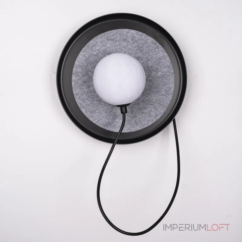 Настенный светильник MARGOTT WALL D25 Black от ImperiumLoft