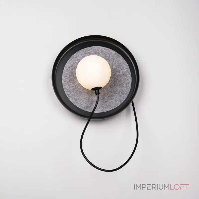 Настенный светильник MARGOTT WALL D25 Black от ImperiumLoft