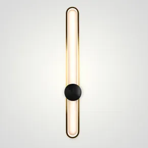 Настенный светильник HEIDY L H90 Brass Black Настенный светильник HEIDY L H90 Brass Black