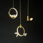 Подвесной светильник BABETTA RING 2 brass 4000К от ImperiumLoft