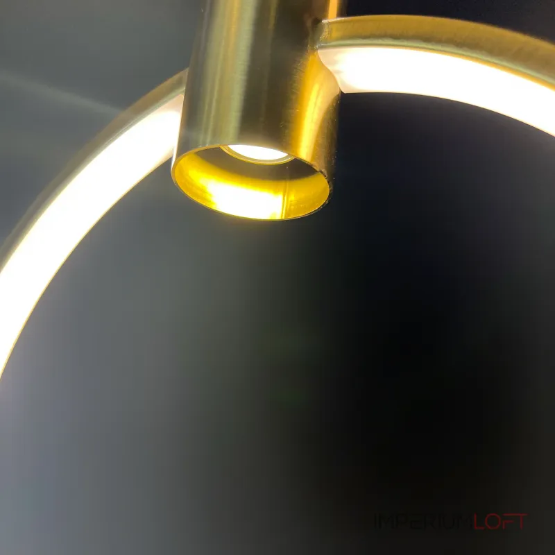 Подвесной светильник BABETTA RING 2 brass 4000К от ImperiumLoft