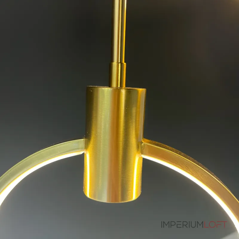 Подвесной светильник BABETTA RING 2 brass 4000К от ImperiumLoft