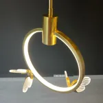 Подвесной светильник BABETTA RING 2 brass 4000К от ImperiumLoft