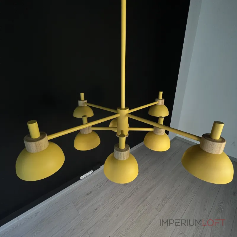Люстра на штанге FANTA A 8 lights Yellow от ImperiumLoft