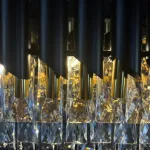 Подвесная люстра Empire Black Rectangular Chandelier Crystal