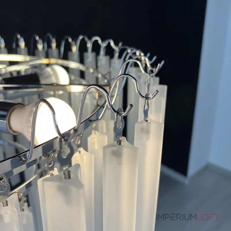 Подвесная люстра Eich Chandelier Nova 9 D65 nickel