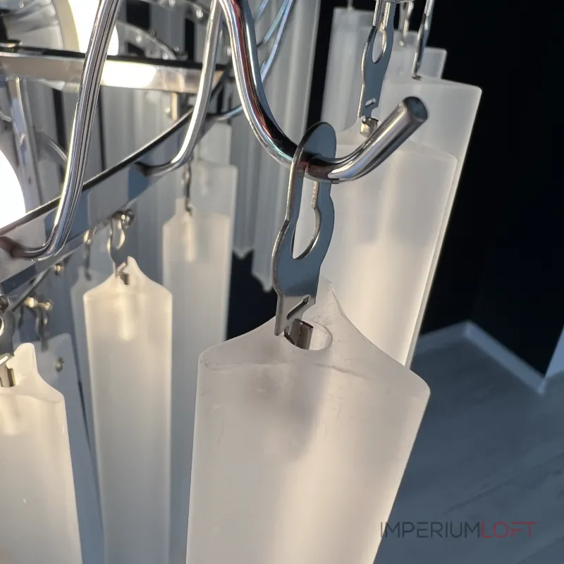 Подвесная люстра Eich Chandelier Nova 9 D65 nickel