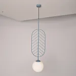 Подвесной светильник LEAF C Голубой от ImperiumLoft