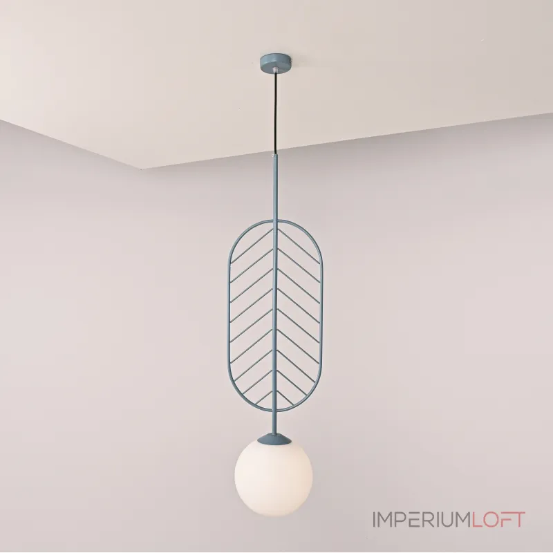 Подвесной светильник LEAF C Голубой от ImperiumLoft