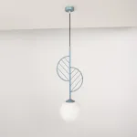 Подвесной светильник LEAF A Голубой от ImperiumLoft