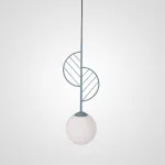 Подвесной светильник LEAF A Голубой от ImperiumLoft