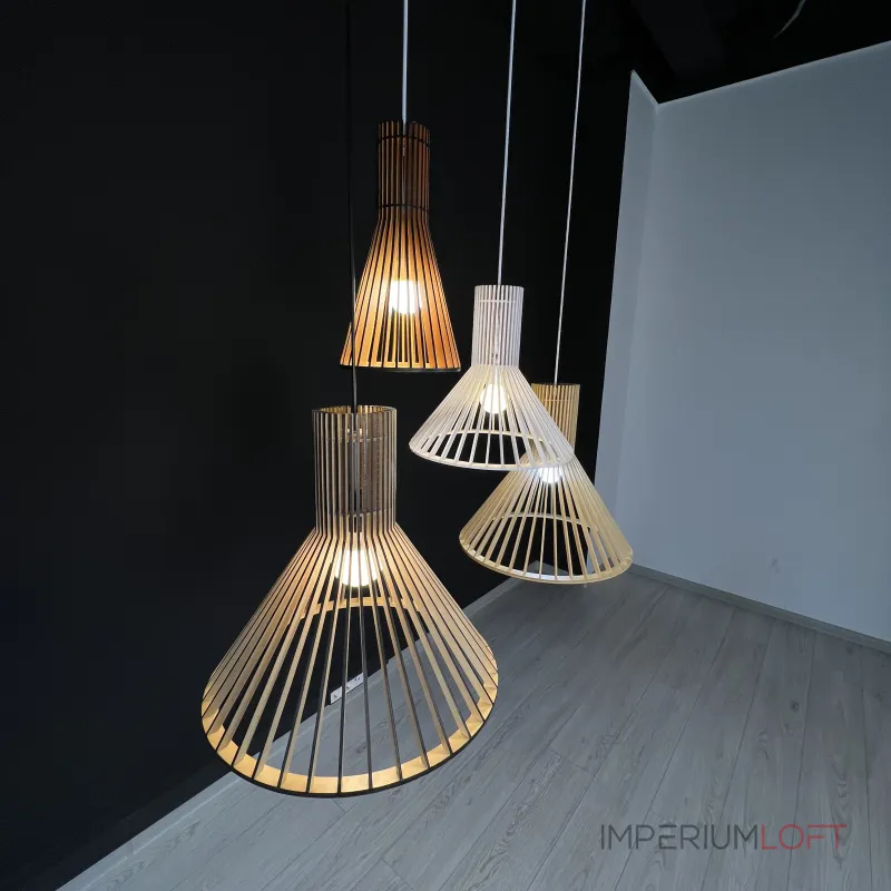 Подвесной светильник PUNKTO Натуральное дерево от ImperiumLoft