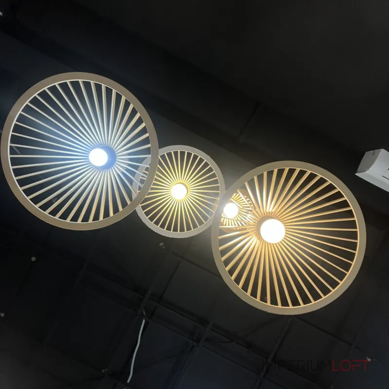 Подвесной светильник PUNKTO Натуральное дерево от ImperiumLoft