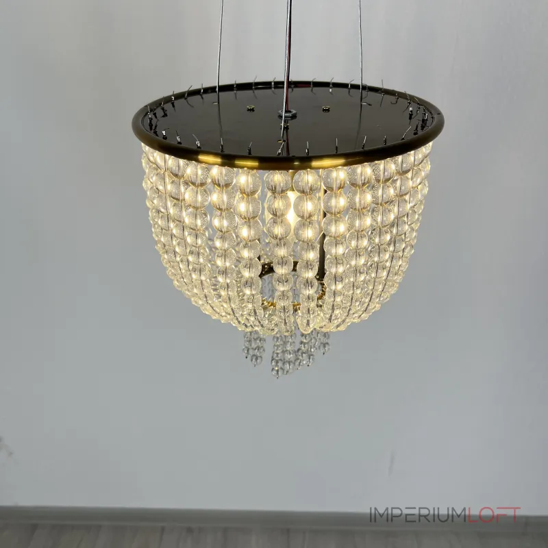 Потолочная люстра JACQUELINE WHITE SCONCE brass от ImperiumLoft