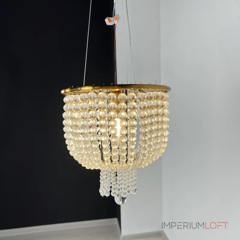 Потолочная люстра JACQUELINE WHITE SCONCE brass от ImperiumLoft