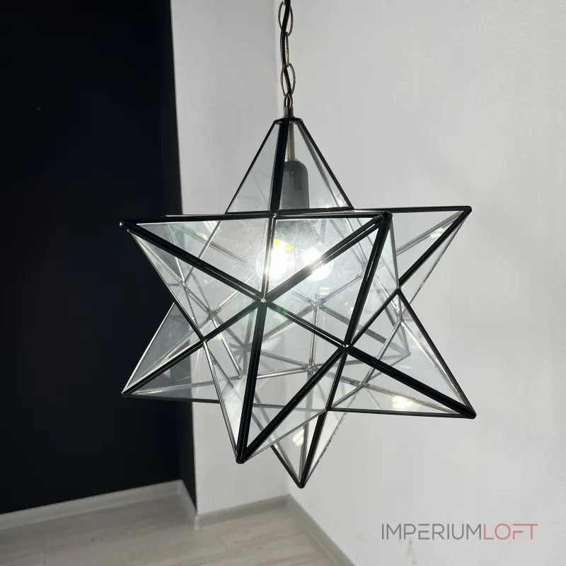 Люстра Black Star Clear Glass 35 см от ImperiumLoft