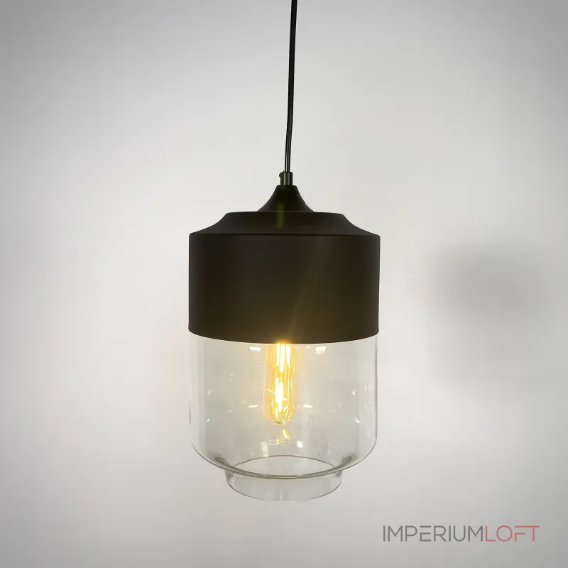 Подвесной светильник NORD A D18 Black/Transparent от ImperiumLoft