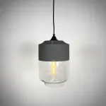 Подвесной светильник NORD A D18 Gray/Transparent от ImperiumLoft