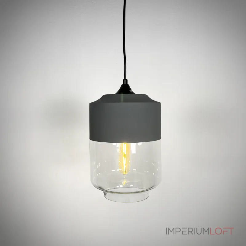 Подвесной светильник NORD A D18 Gray/Transparent от ImperiumLoft