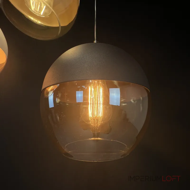 Подвесной светильник NORD C D20 Black/Amber от ImperiumLoft