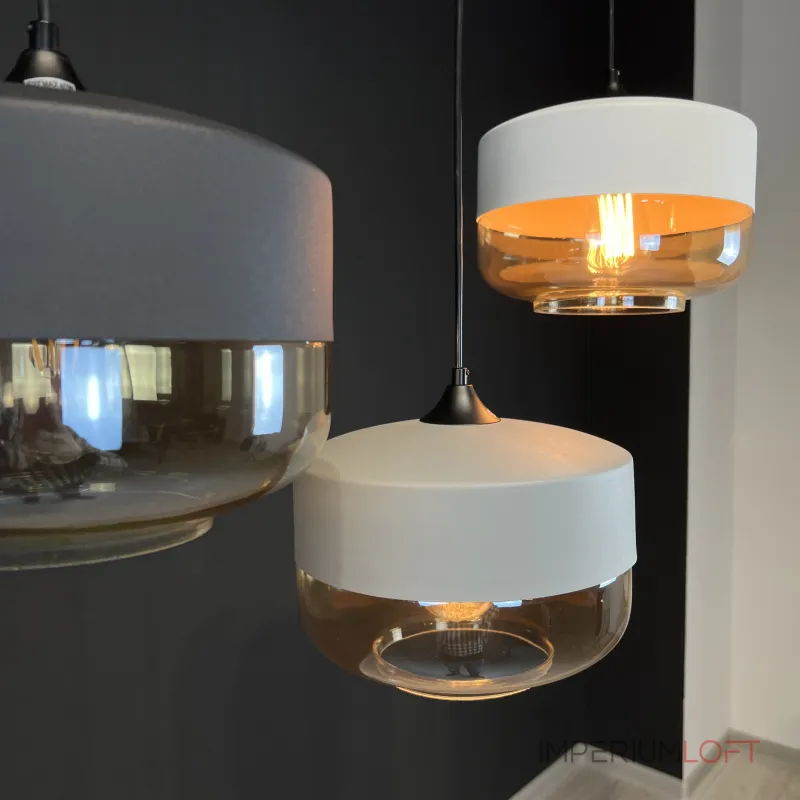 Подвесной светильник NORD D D25 Black/Amber от ImperiumLoft Подвесной светильник NORD D D25 Black/Amber от ImperiumLoft