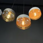 Подвесной светильник NORD D D25 White/Amber от ImperiumLoft