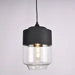 Подвесной светильник NORD A D18 Black/Transparent от ImperiumLoft