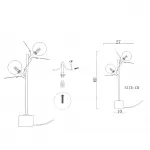 Настольная лампа Light of MATISSE TAB Multicolored от ImperiumLoft