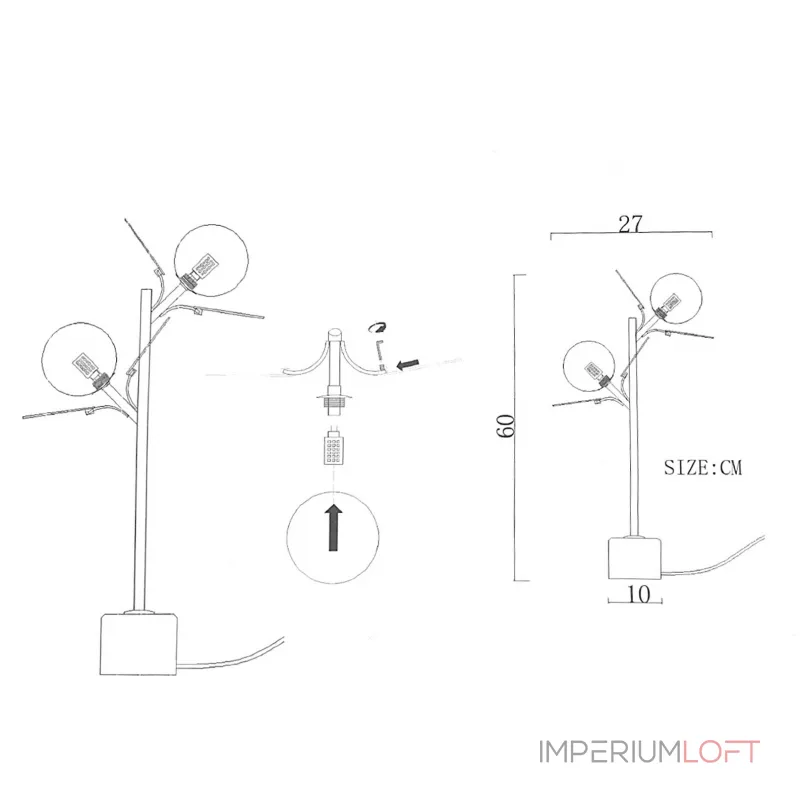 Настольная лампа Light of MATISSE TAB Multicolored от ImperiumLoft Настольная лампа Light of MATISSE TAB Multicolored от ImperiumLoft