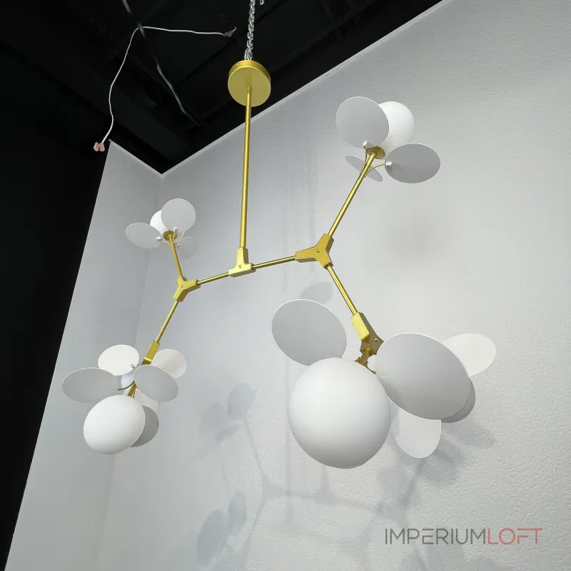 Люстра на штанге Light of MATISSE M L95 White от ImperiumLoft