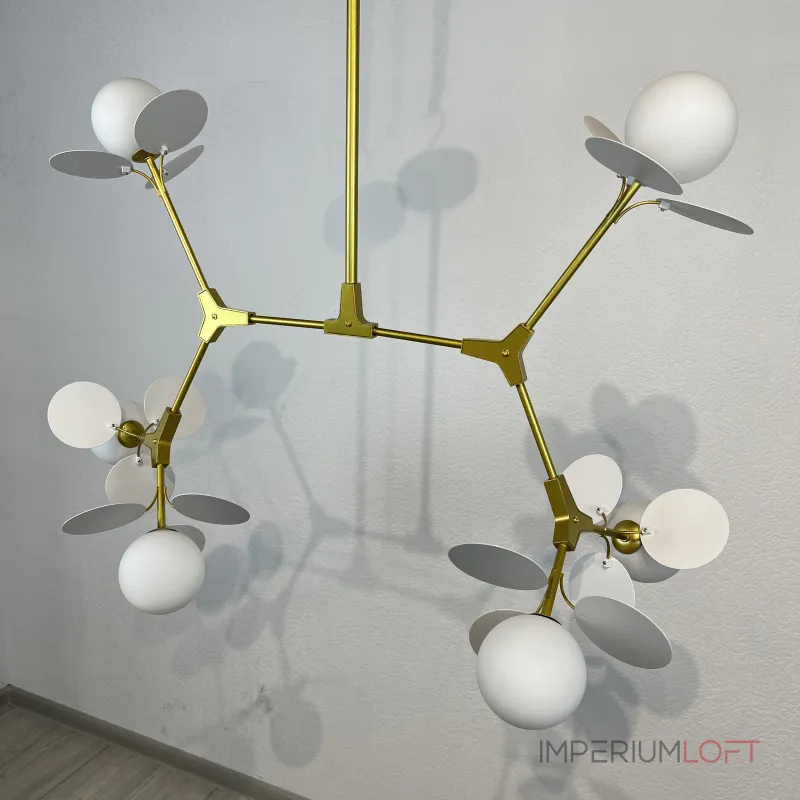 Люстра на штанге Light of MATISSE M L95 White от ImperiumLoft