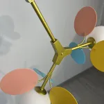 Люстра на штанге Light of MATISSE M L95 Multicolored от ImperiumLoft