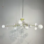 Потолочная люстра Light of MATISSE B D120 Gold White